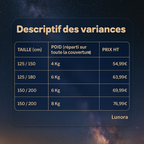 Couverture Lestée Lunora™ - Plaid / Type Doudou