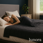 Couverture Lestée Lunora™ — Le Sommeil Profond à Portée de Nuit