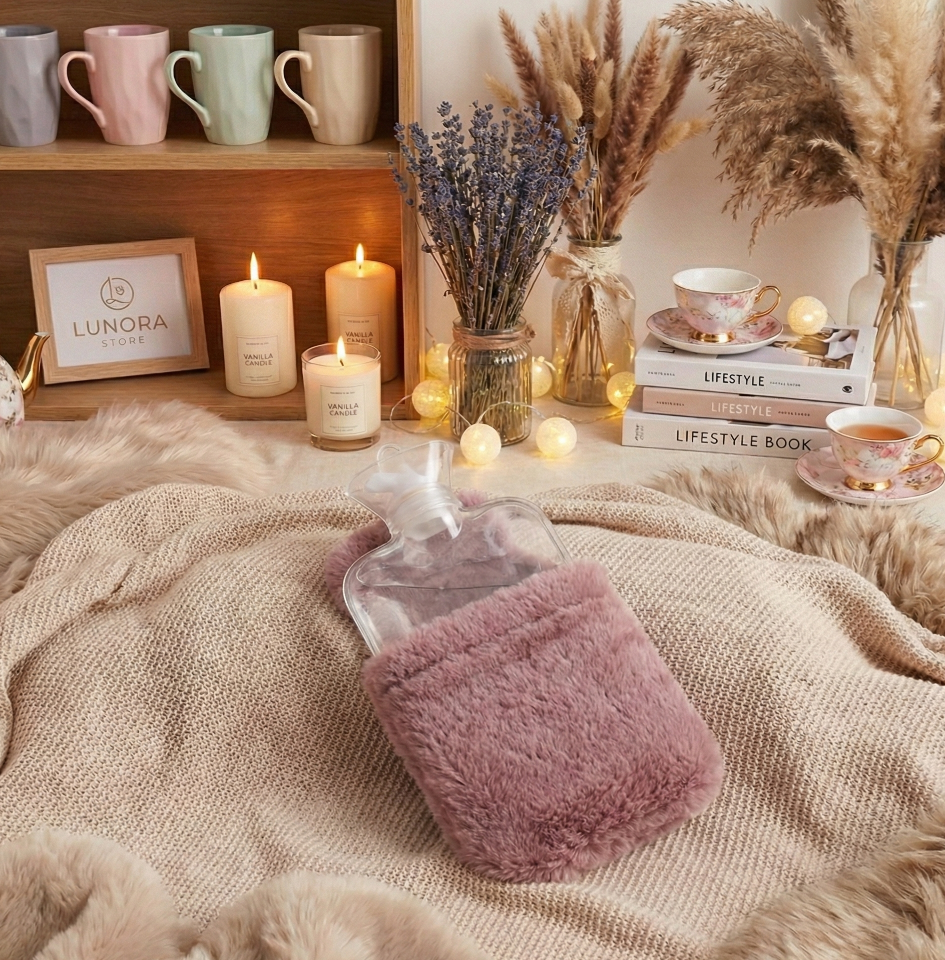 Bouillotte Doudou "Lapin Zen" — Chaleur Apaisante & Réconfortante