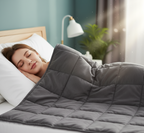 Couverture Lestée Lunora™ — Le Sommeil Profond à Portée de Nuit